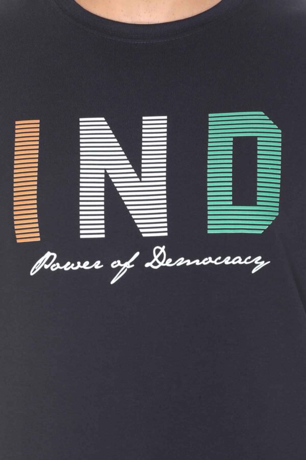 Stylish Men's T-Shirt Round Neck Half Sleeves Regular Fit with Graphic Print - Image 6